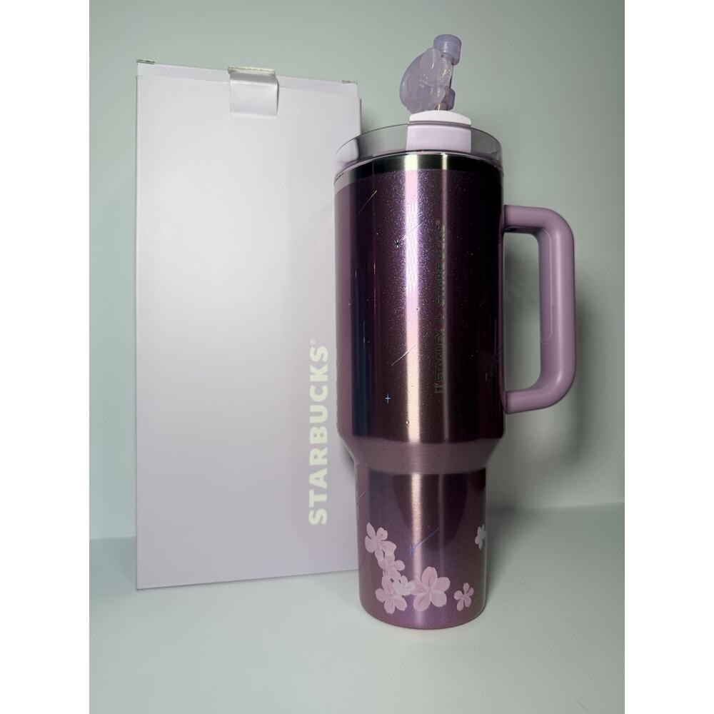 Stanley X Starbucks China 2026 Exclusive Sakura Cherry Blossom 40oz Tumbler NWT